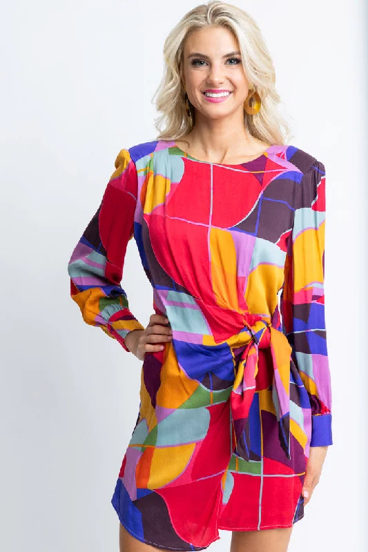 Strapless Women Dress with a Built - in Bra for Comfort and SupportMosaic Wrap Dress Strapless Women Dress with a Built - in Bra for Comfort and SupportMosaic Wrap Dress
