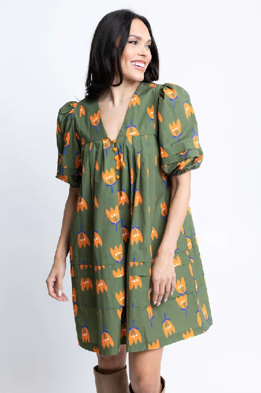 Off - the - Shoulder Women Dress for a Romantic and Feminine LookPoplin Poppy Vneck Dress Off - the - Shoulder Women Dress for a Romantic and Feminine LookPoplin Poppy Vneck Dress