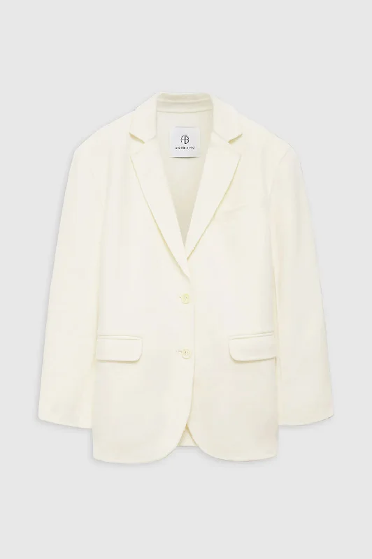 Quinn Blazer - White Cashmere Blend