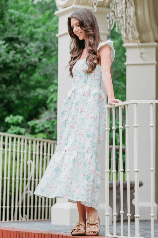 Empire Waist Women Dress to Accentuate the Bust and Conceal the WaistSeashore Smock Dress Empire Waist Women Dress to Accentuate the Bust and Conceal the WaistSeashore Smock Dress
