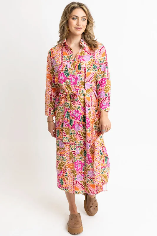 Toucan Pocket Shirt Dress