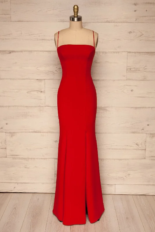 Milena Red | Mermaid Gown