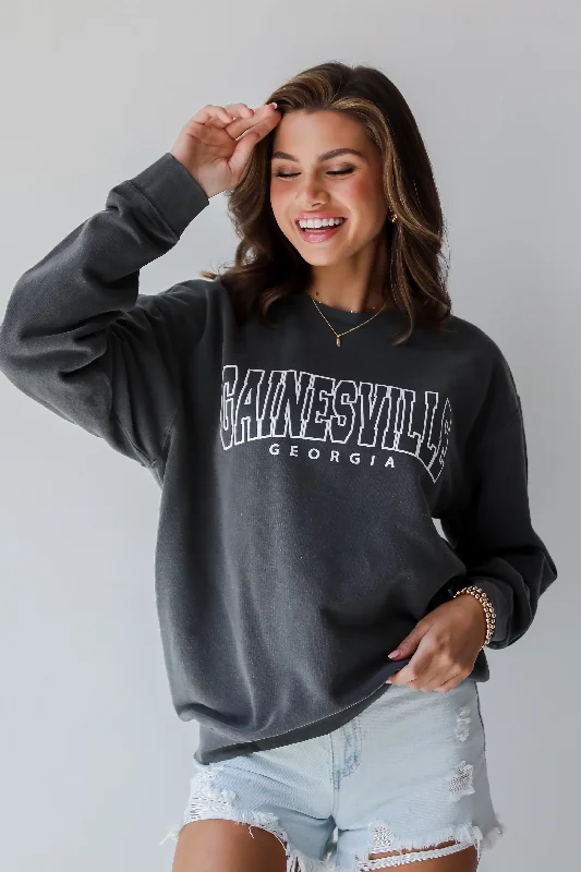 Mock Neck Women's Alpaca Wool Sweaters in Earth TonesCharcoal Gainesville Georgia Sweatshirt Mock Neck Women's Alpaca Wool Sweaters in Earth TonesCharcoal Gainesville Georgia Sweatshirt