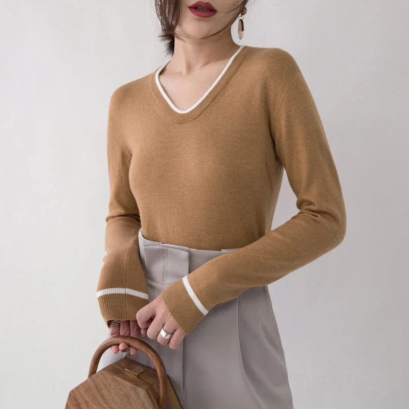 Plus Size Women's Belted Cable Knit Sweaterschunky brown knit tops fall fashion V neck knitted blouses Fine side open sweaters Plus Size Women's Belted Cable Knit Sweaterschunky brown knit tops fall fashion V neck knitted blouses Fine side open sweaters