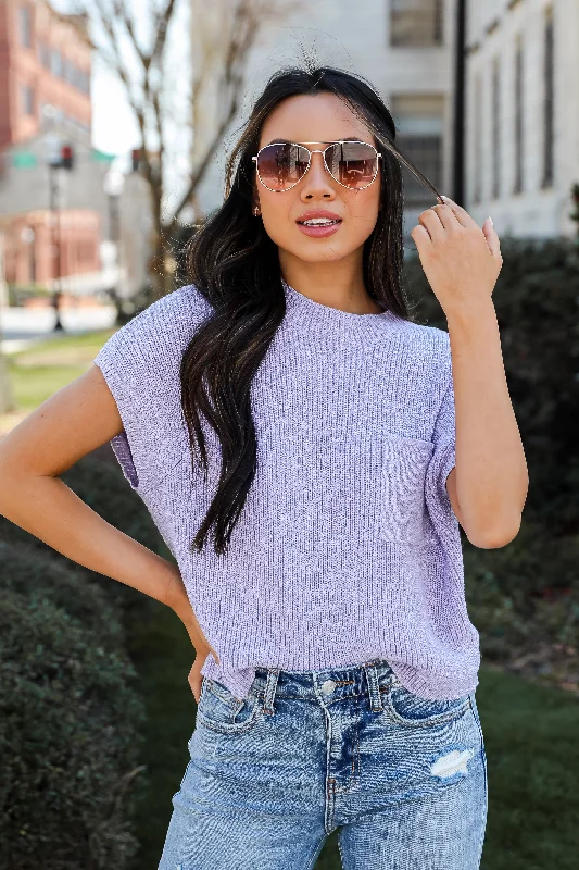 Open - Front Women's Cardigan - Style Mohair SweatersCoastal Style Lilac Sweater Top Open - Front Women's Cardigan - Style Mohair SweatersCoastal Style Lilac Sweater Top