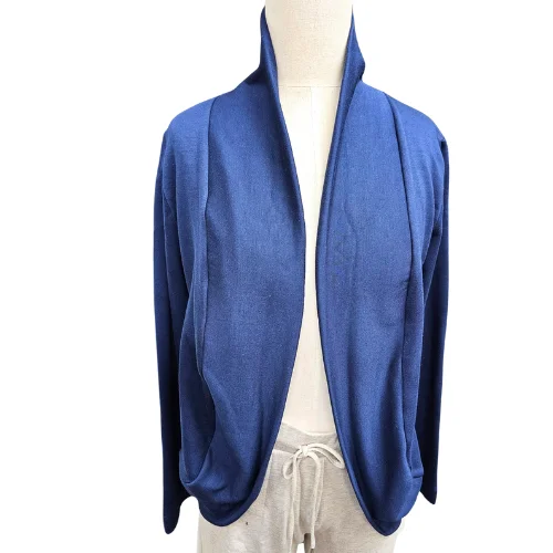 floral print women cardigan for a feminine touchCascade Cardigan Super Soft Bamboo Brushed Terry Navy PIXIE47 floral print women cardigan for a feminine touchCascade Cardigan Super Soft Bamboo Brushed Terry Navy PIXIE47