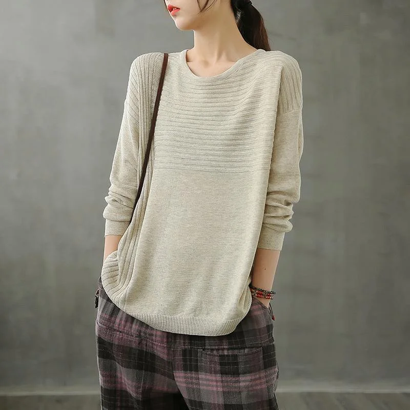 Button - Down Women's Shetland Wool Sweaters in Traditional PatternsDiy o neck linen fall tops women Cotton beige top Button - Down Women's Shetland Wool Sweaters in Traditional PatternsDiy o neck linen fall tops women Cotton beige top