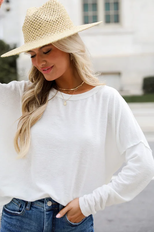 Boat Neck Women's Merino Wool Sweaters in Neutral ShadesFINAL SALE - Elaine Long Sleeve Knit Tee - DU DEAL Boat Neck Women's Merino Wool Sweaters in Neutral ShadesFINAL SALE - Elaine Long Sleeve Knit Tee - DU DEAL