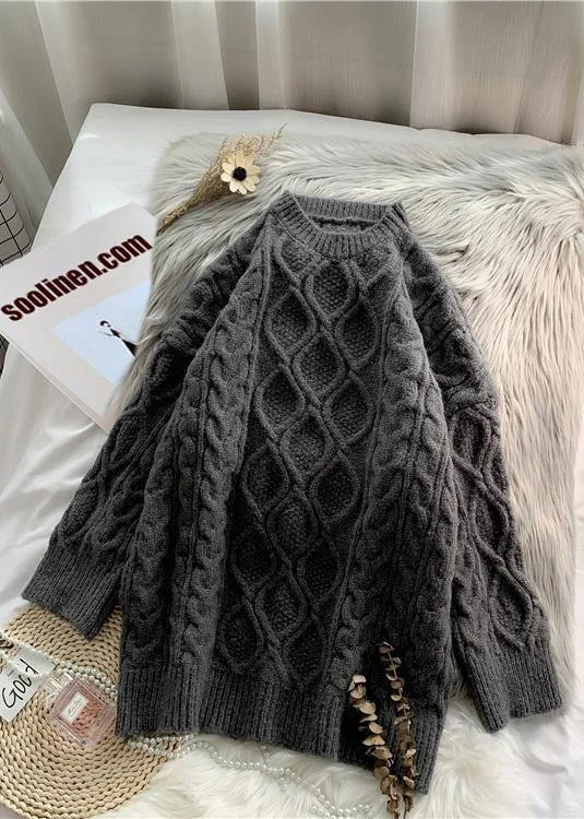 Boat Neck Women's Merino Wool Sweaters in Neutral ShadesFashion o neck baggy Sweater dress outfit Moda dark gray Mujer knit dresses Boat Neck Women's Merino Wool Sweaters in Neutral ShadesFashion o neck baggy Sweater dress outfit Moda dark gray Mujer knit dresses