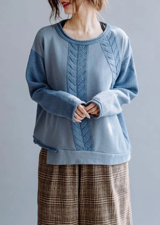 Women's Long Sleeve Turtleneck Cashmere SweatersFor Work blue crane tops o neck casual knitted blouse Women's Long Sleeve Turtleneck Cashmere SweatersFor Work blue crane tops o neck casual knitted blouse