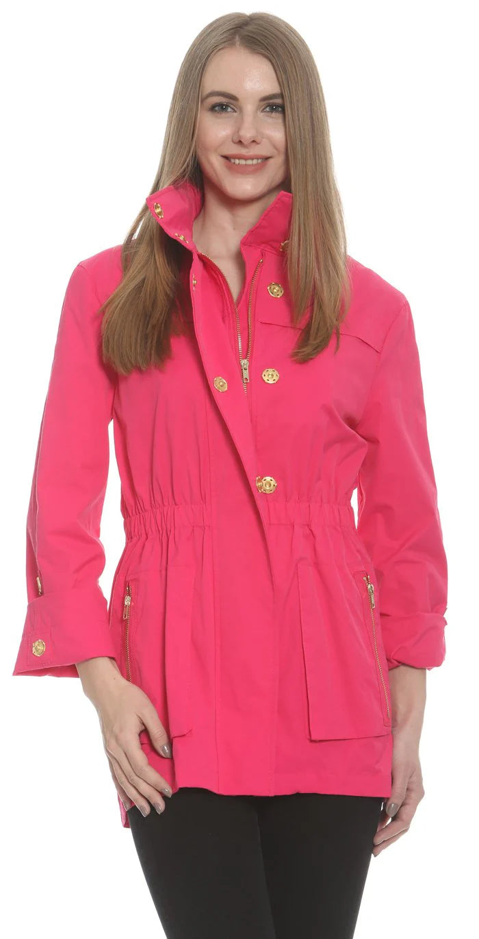 organic cotton women cardigan for an eco - friendly choiceJacket Anorak Hot Fushia Tess Women's organic cotton women cardigan for an eco - friendly choiceJacket Anorak Hot Fushia Tess Women's