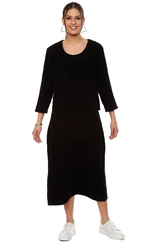 plus size women cardigan for comfortable layeringJacket - Shrug Frida - Black - 24t50e plus size women cardigan for comfortable layeringJacket - Shrug Frida - Black - 24t50e