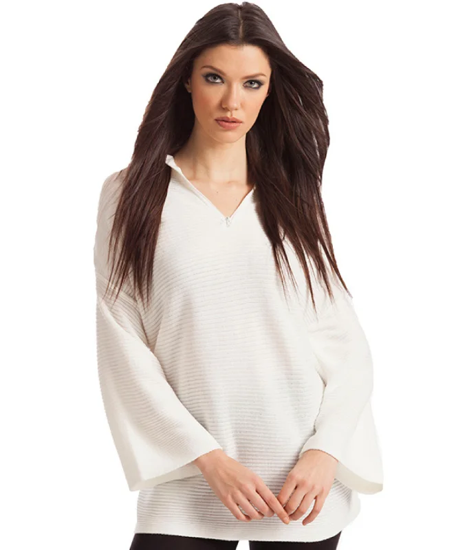 Bell - Sleeve Women's Mohair - Wool Blend SweatersJames Ribbed Bell Sleeve Top