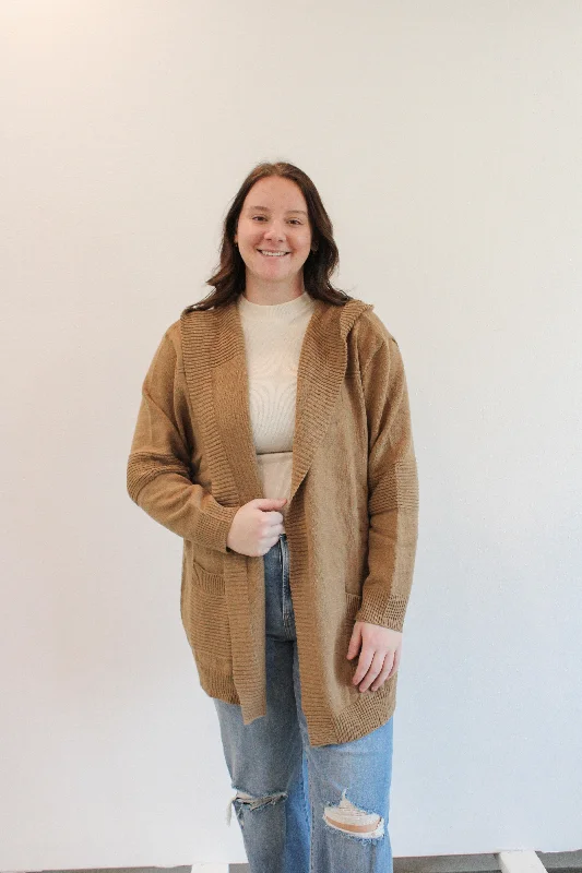 cashmere blend women cardigan for a luxurious feelKAMELO REG/CURVY KNIT HOODED CARDIGAN cashmere blend women cardigan for a luxurious feelKAMELO REG/CURVY KNIT HOODED CARDIGAN