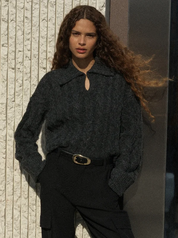 boyfriend style women cardigan for a relaxed fitKyla Sparkle Long Sleeve Jumper