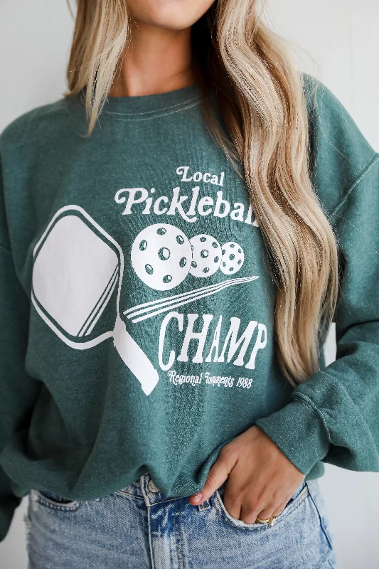 Hooded Women's Fleece - Lined Sweaters for WinterFINAL SALE - Local Pickleball Champ Sweatshirt Hooded Women's Fleece - Lined Sweaters for WinterFINAL SALE - Local Pickleball Champ Sweatshirt