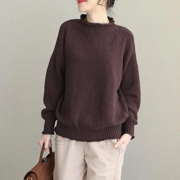 Split - Hem Women's Linen Blend Sweaters for SpringLoose Cotton Casual Sweater New Women Winter Tops Split - Hem Women's Linen Blend Sweaters for SpringLoose Cotton Casual Sweater New Women Winter Tops