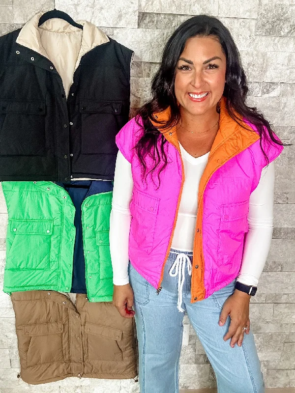 cashmere blend women cardigan for a luxurious feelMaddox Reversible Puffer Vest - Blakeley(S-3XL) cashmere blend women cardigan for a luxurious feelMaddox Reversible Puffer Vest - Blakeley(S-3XL)