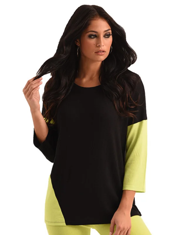 Plus Size Women's Sequined Sweaters for Special OccasionsMason 2 Tone Sleeve Kashmira Sweater Plus Size Women's Sequined Sweaters for Special OccasionsMason 2 Tone Sleeve Kashmira Sweater