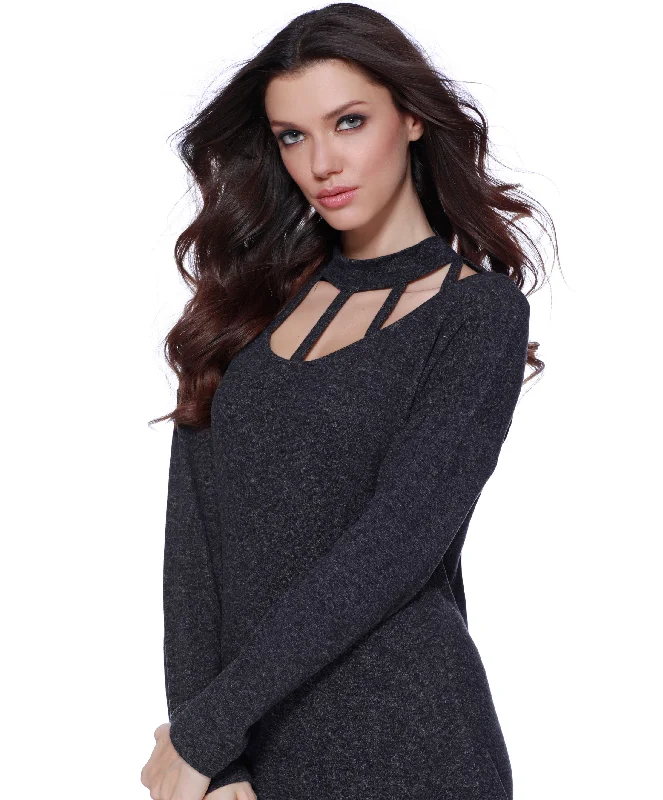 Bell - Sleeve Women's Mohair - Wool Blend SweatersMeadow Kashmira Open Neck Pullover Bell - Sleeve Women's Mohair - Wool Blend SweatersMeadow Kashmira Open Neck Pullover