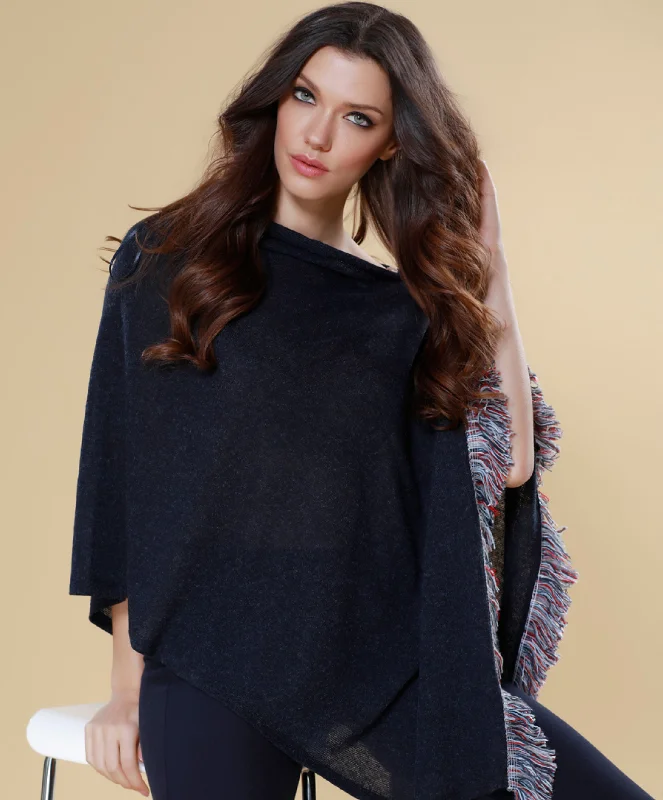 Hooded Women's Fleece - Lined Sweaters for WinterNatalia Fringe Shawl