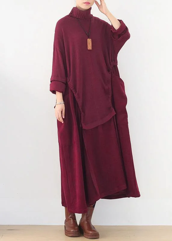Short Sleeve Women's Cotton Blend Sweaters in Pastel ColorsOversized high neck patchwork Sweater Wardrobes Women burgundy Tejidos knit dresses Short Sleeve Women's Cotton Blend Sweaters in Pastel ColorsOversized high neck patchwork Sweater Wardrobes Women burgundy Tejidos knit dresses