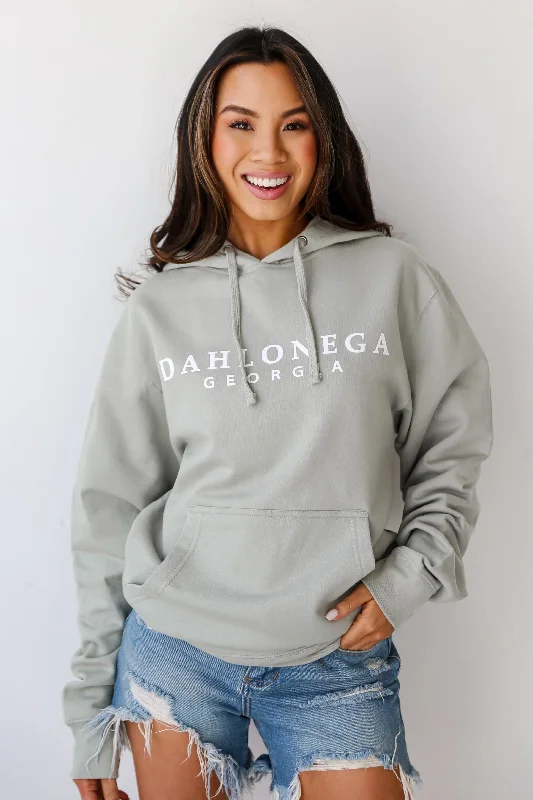 Bell - Sleeve Women's Mohair - Wool Blend SweatersSage Dahlonega Georgia Hoodie