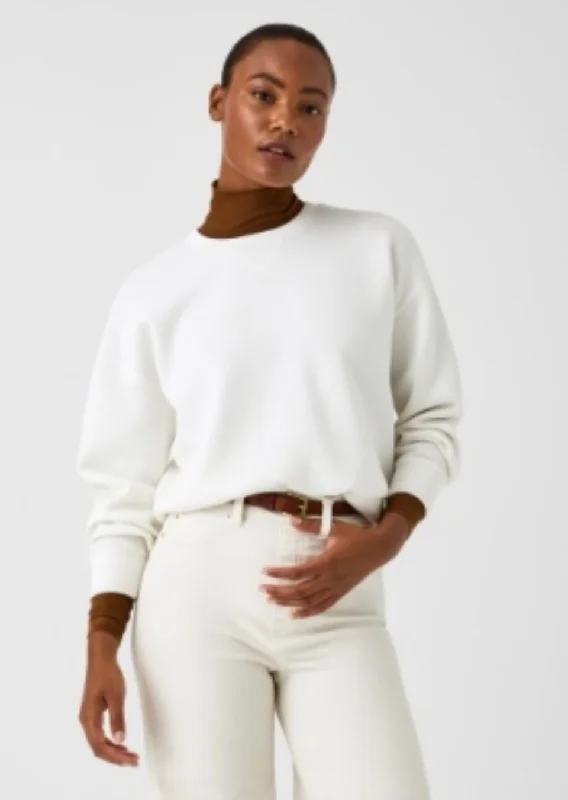 open front women cardigan for easy stylingSpanx AirEssentials Crew Neck Sweatshirt in Powder open front women cardigan for easy stylingSpanx AirEssentials Crew Neck Sweatshirt in Powder