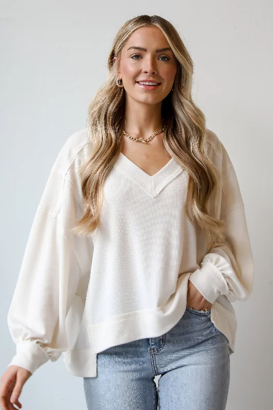 Short Sleeve Women's Cotton Blend Sweaters in Pastel ColorsFINAL SALE - Timeless Perfection Off White Waffle Knit Top Short Sleeve Women's Cotton Blend Sweaters in Pastel ColorsFINAL SALE - Timeless Perfection Off White Waffle Knit Top