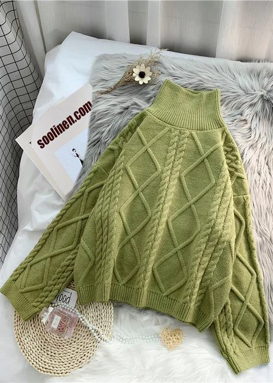 Boat Neck Women's Merino Wool Sweaters in Neutral ShadesVintage green knit sweat tops Loose fitting high neck thick knitted pullover Boat Neck Women's Merino Wool Sweaters in Neutral ShadesVintage green knit sweat tops Loose fitting high neck thick knitted pullover