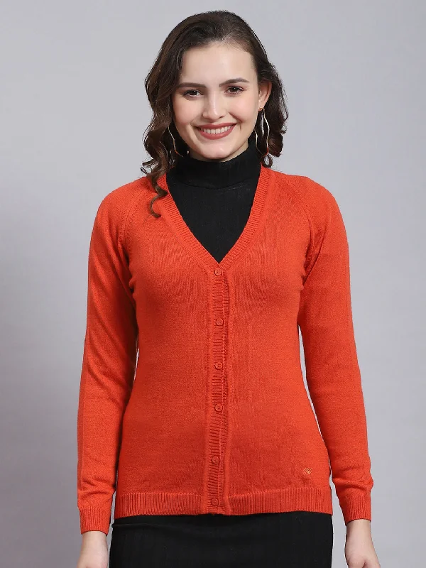 cashmere blend women cardigan for a luxurious feelWomen Red Solid V Neck Full Sleeve Cardigan cashmere blend women cardigan for a luxurious feelWomen Red Solid V Neck Full Sleeve Cardigan