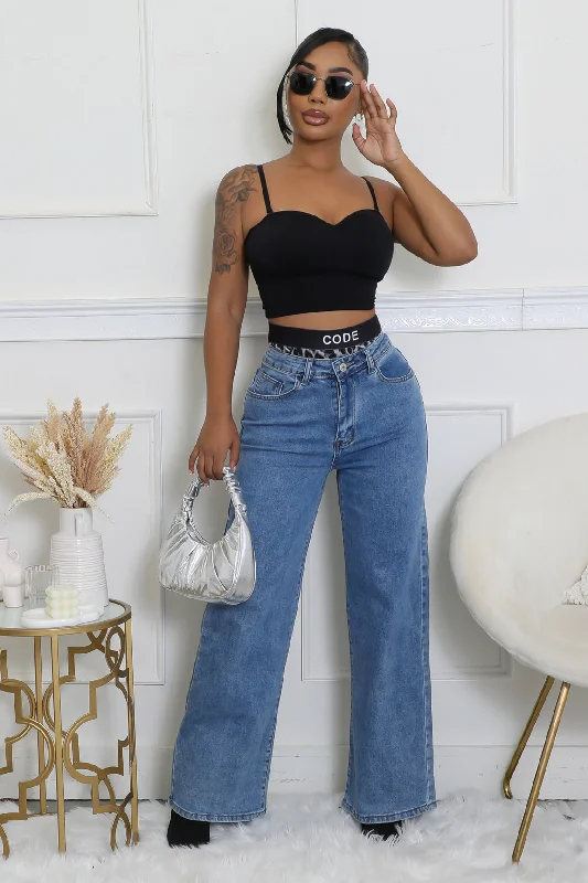 Dark - wash women jeans for a sophisticated and slimming effectShould Have Known Pants Dark - wash women jeans for a sophisticated and slimming effectShould Have Known Pants