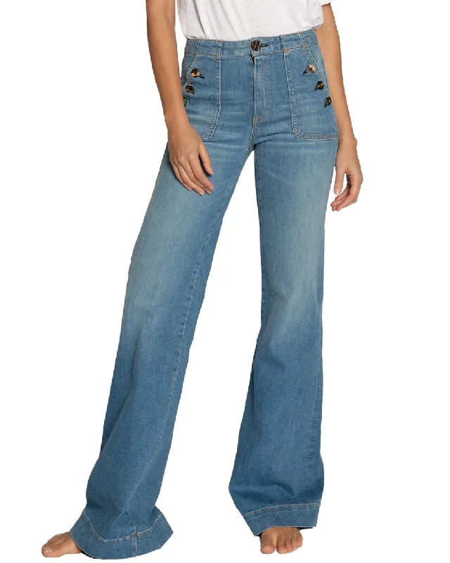 Straight - leg women jeans with a classic and timeless appealBrickhouse Dynomite Wide Leg Jean in Harbour Straight - leg women jeans with a classic and timeless appealBrickhouse Dynomite Wide Leg Jean in Harbour