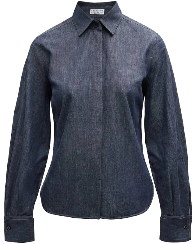 Cargo women jeans with multiple pockets for added functionalityBlue Denim Button Up Shirt Cargo women jeans with multiple pockets for added functionalityBlue Denim Button Up Shirt