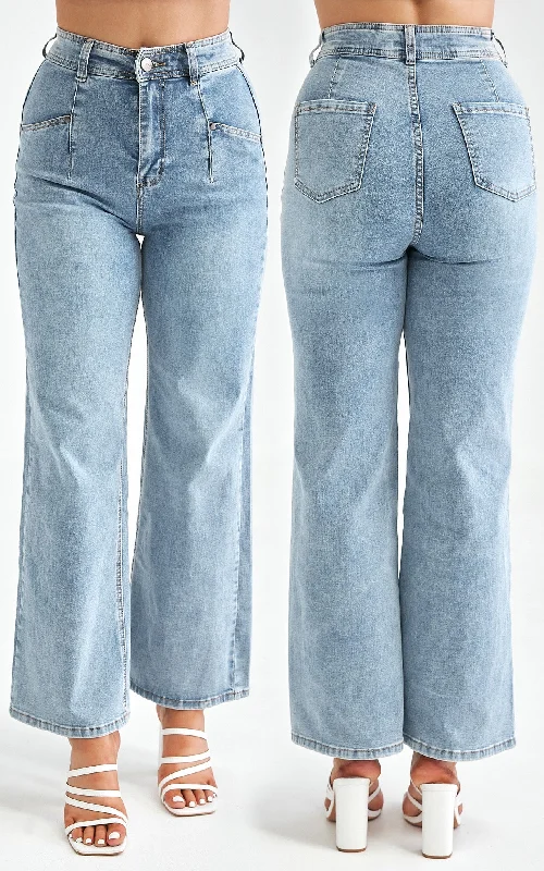 Jeggings women jeans combining the comfort of leggings and style of jeansCyrus Wide Leg Jeans - Blue Wash Jeggings women jeans combining the comfort of leggings and style of jeansCyrus Wide Leg Jeans - Blue Wash