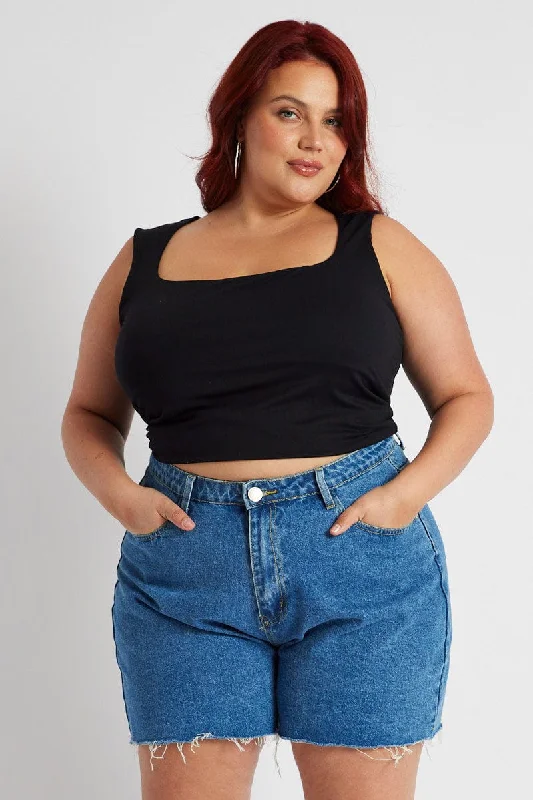 High - rise flare women jeans for a 70s - inspired lookDenim Relaxed Shorts High Rise High - rise flare women jeans for a 70s - inspired lookDenim Relaxed Shorts High Rise