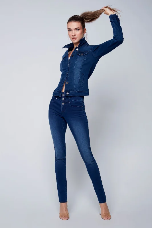 Cargo women jeans with multiple pockets for added functionalityMIA - Mid Rise Skinny - Tinted Dark Indigo Rinse Cargo women jeans with multiple pockets for added functionalityMIA - Mid Rise Skinny - Tinted Dark Indigo Rinse