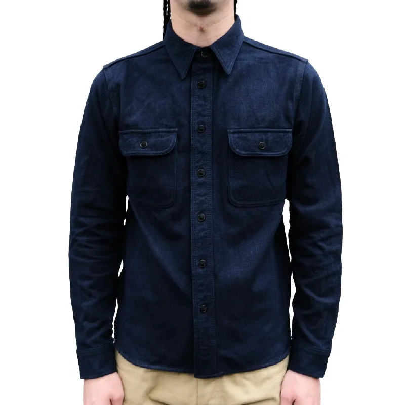 Bootcut women jeans to complement various shoe stylesSamurai Jeans SAK24-01 Natural Indigo x Black Sashiko Work Shirt Bootcut women jeans to complement various shoe stylesSamurai Jeans SAK24-01 Natural Indigo x Black Sashiko Work Shirt
