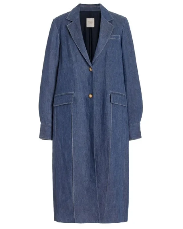 Ripped women jeans for a rebellious and fashion - forward styleMedium Indigo Denim Hemp Car Coat Ripped women jeans for a rebellious and fashion - forward styleMedium Indigo Denim Hemp Car Coat