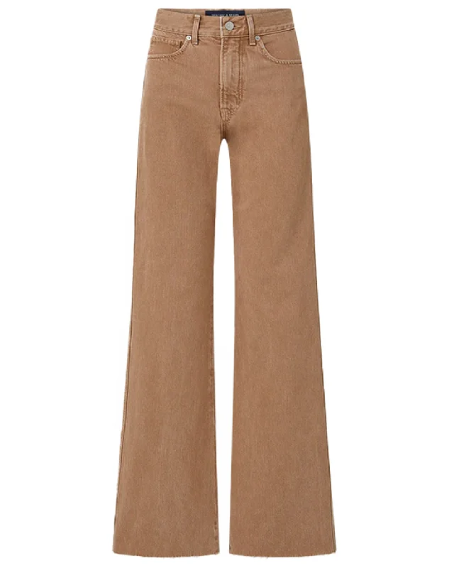 Skinny women jeans with a form - fitting designHigh Rise Taylor Wide Leg Jean in Tan Sierra Skinny women jeans with a form - fitting designHigh Rise Taylor Wide Leg Jean in Tan Sierra