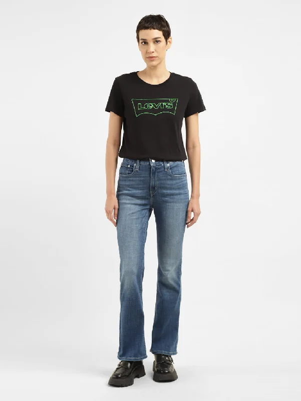 Ripped women jeans for a rebellious and fashion - forward styleWomen's High Rise 725 Bootcut Jeans Ripped women jeans for a rebellious and fashion - forward styleWomen's High Rise 725 Bootcut Jeans