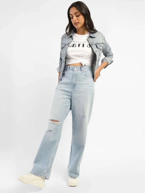 Mom jeans for a nostalgic and casual lookWomen's High Rise Loose Fit Jeans