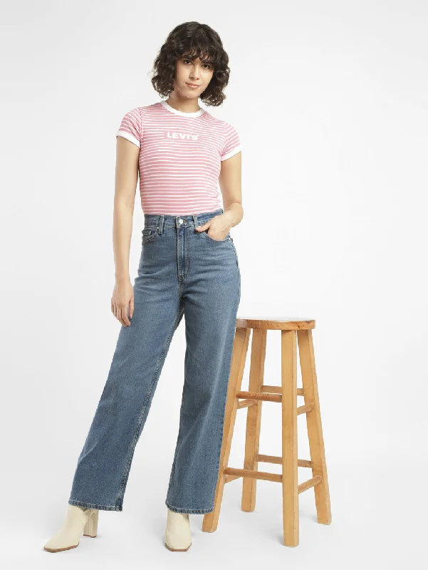 Colored women jeans in vibrant hues like red and yellowWomen's High Rise Loose Fit Jeans Colored women jeans in vibrant hues like red and yellowWomen's High Rise Loose Fit Jeans