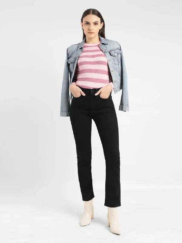 High - rise flare women jeans for a 70s - inspired lookWomen's High Rise Ribcage Crop Bootcut Jeans High - rise flare women jeans for a 70s - inspired lookWomen's High Rise Ribcage Crop Bootcut Jeans