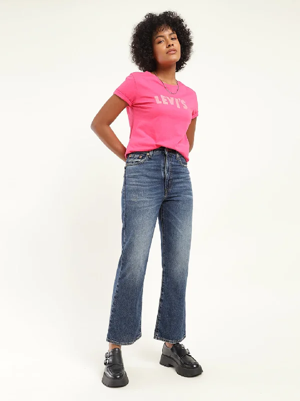 Distressed women jeans for a trendy and edgy lookWomen's High Rise Ribcage Cropped Bootcut Jeans Distressed women jeans for a trendy and edgy lookWomen's High Rise Ribcage Cropped Bootcut Jeans