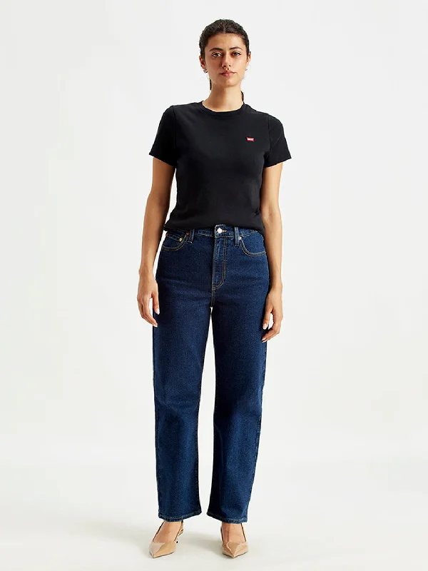 High - waisted women jeans for a flattering silhouetteWomen's High Rise Ribcage Straight Blue Jeans High - waisted women jeans for a flattering silhouetteWomen's High Rise Ribcage Straight Blue Jeans