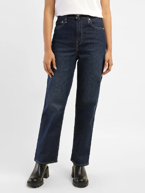 Button - fly women jeans with a traditional touchWomen's High Rise Ribcage Straight Fit Jeans Button - fly women jeans with a traditional touchWomen's High Rise Ribcage Straight Fit Jeans