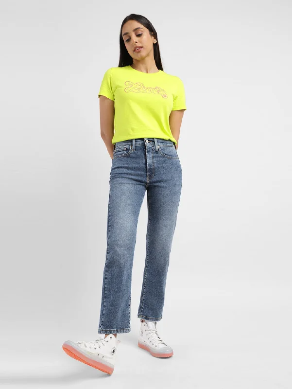 Colored women jeans in vibrant hues like red and yellowWomen's Mid Rise Wedgie Straight Fit Jeans Colored women jeans in vibrant hues like red and yellowWomen's Mid Rise Wedgie Straight Fit Jeans