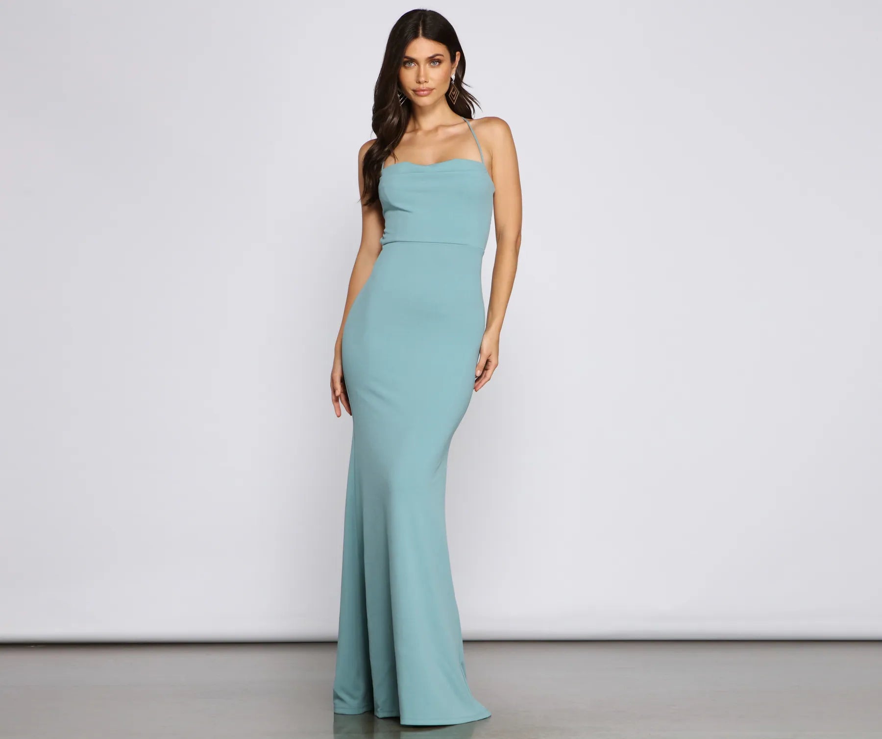 Plus Size Women Dress with a Flattering A - Line Cut for Comfort and StyleClaudette Formal Lace-Up Mermaid Dress Plus Size Women Dress with a Flattering A - Line Cut for Comfort and StyleClaudette Formal Lace-Up Mermaid Dress