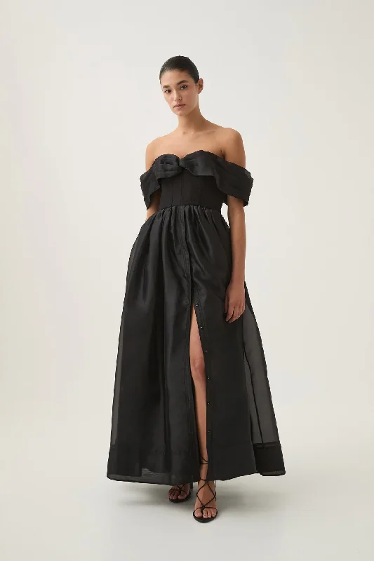 Ruffled Women Dress with Multiple Layers for a Playful and Girly StyleCordelia Corseted Maxi Dress Ruffled Women Dress with Multiple Layers for a Playful and Girly StyleCordelia Corseted Maxi Dress